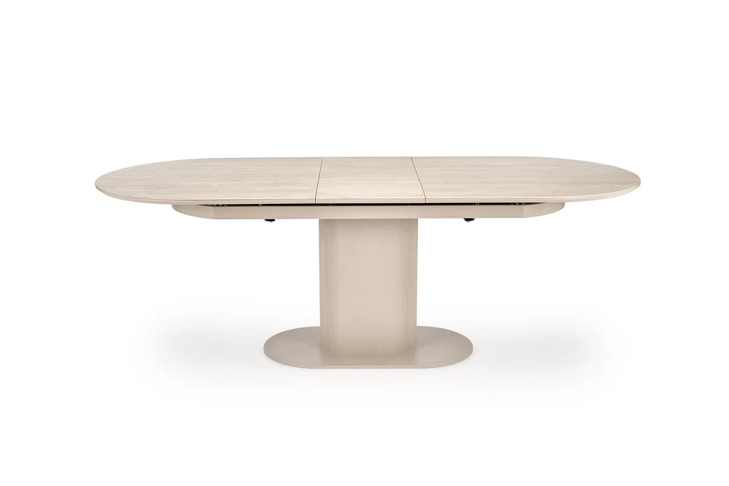 Стол обеденный HALMAR FALONE светлый травертин/кашемир 180-220/90