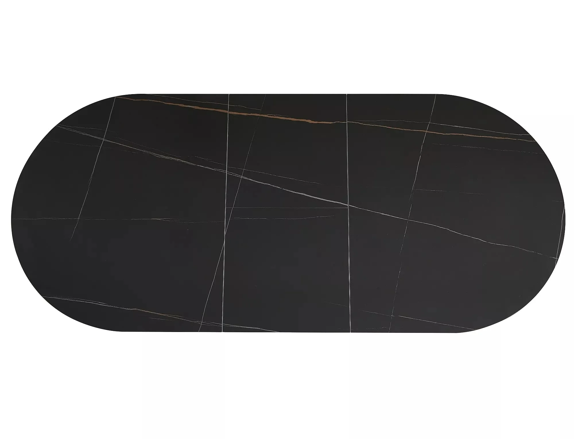 Стол обеденный SIGNAL GASTON Ceramic черный/черный 140-180/80
