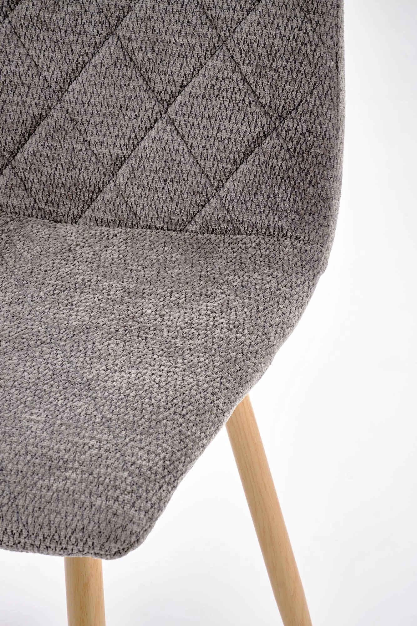 Стул HALMAR K525 WDF серый/натуральный