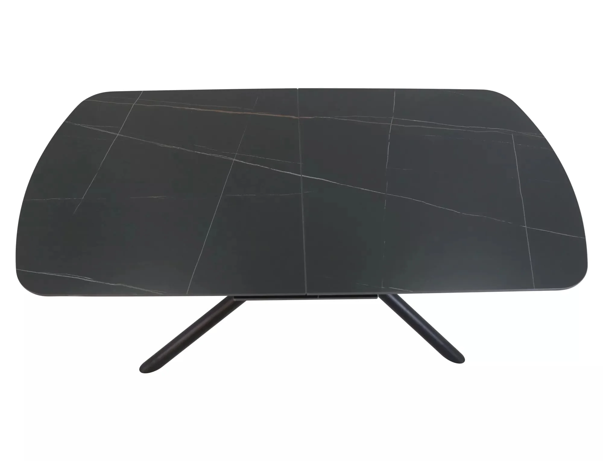 Стол обеденный SIGNAL VECTOR Ceramic черный/черный 160-200/90