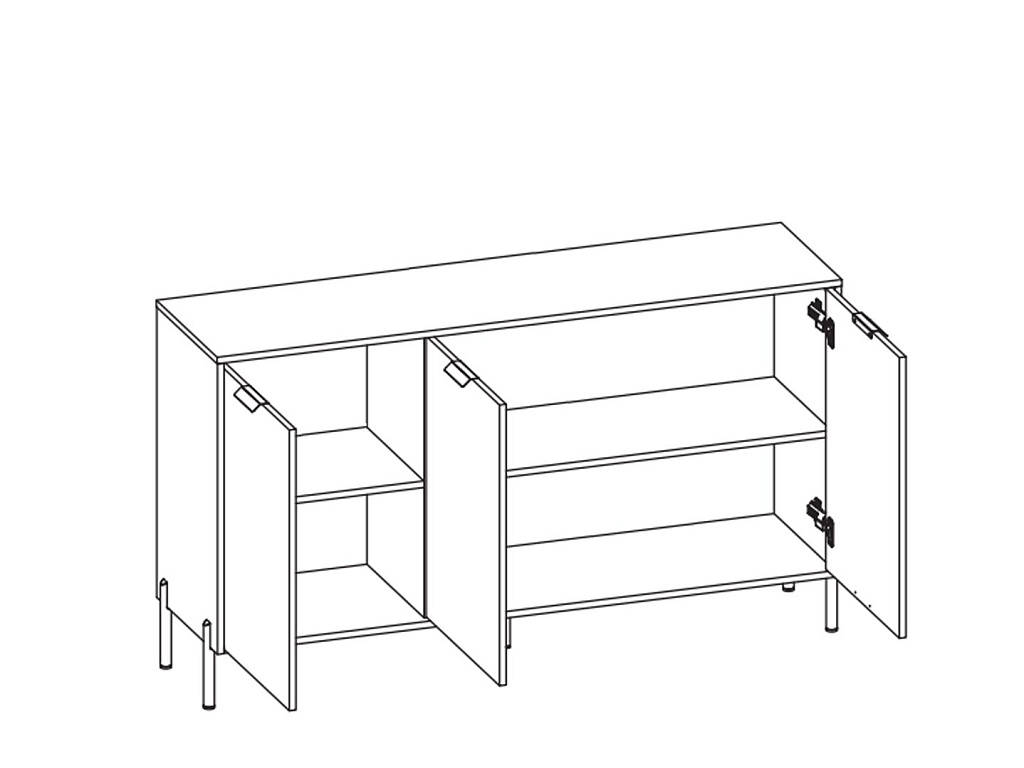 Тумба  Paloma KOM3D